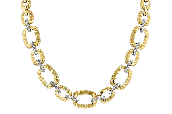 C052-46169: NECKLACE .48 TW (17 INCHES)