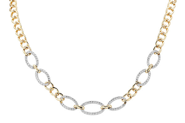 A319-75224: NECKLACE 1.12 TW (17")(INCLUDES BAR LINKS)