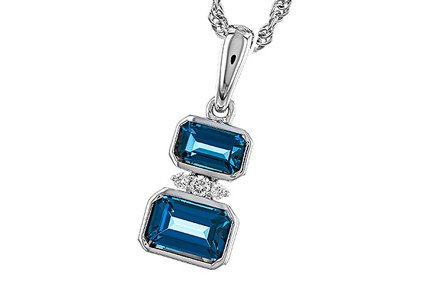 A320-66151: NECK .95 TW LONDON BLUE TOPAZ .98 TGW