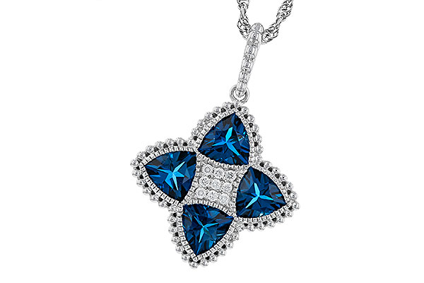 A320-68833: NECKLACE 2.79 LONDON BLUE TOPAZ 2.85 TGW