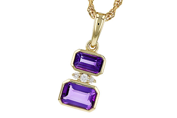 A320-72488: NECK .72 TW AMETHYST .75 TGW