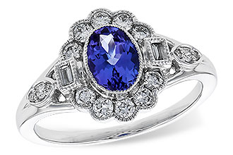 B320-65242: LDS RG .80 TANZANITE 1.20 TGW (7x5MM OV)
