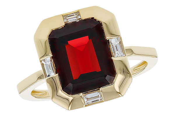 B320-67969: LDS RG 3.65 GARNET 3.82 TGW (10x8MM GAR)