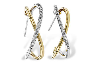 C320-66169: EARRINGS .50 TW