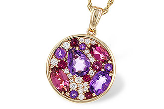 C320-70724: NECK 1.83 TW SEMI-PRECIOUS (P.TOUR, AMY) 2.00 TGW