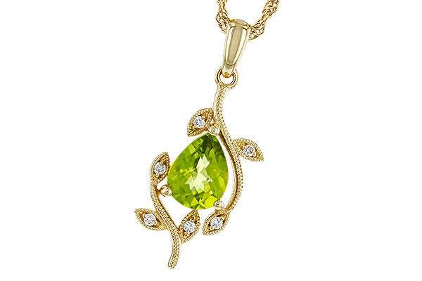 D320-67042: NECKLACE 1.16 PERIDOT 1.21 TGW (8x6MM PER)