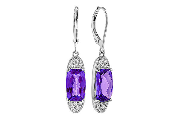 D320-68906: EARR 3.20 TW AMETHYST 3.36 TGW