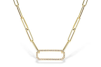 E319-73451: NECKLACE .50 TW (17 INCHES)