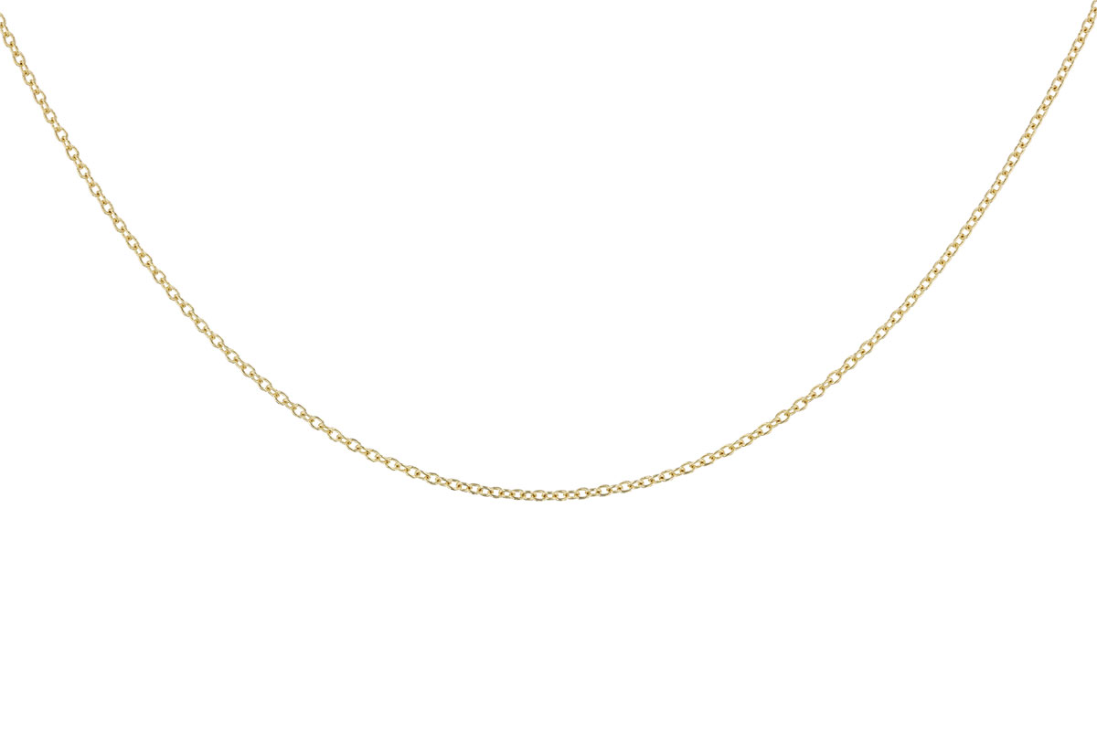 E319-79760: CABLE CHAIN (22IN, 1.3MM, 14KT, LOBSTER CLASP)