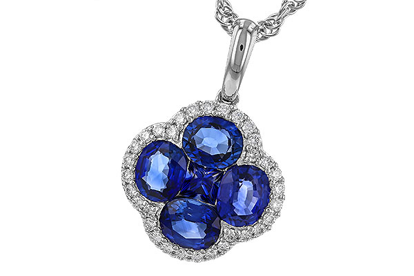 E320-65269: NECKLACE 1.72 SAPPHIRE 1.87 TGW