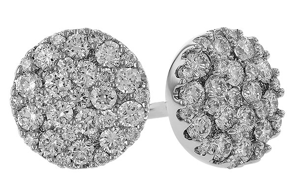 E320-67969: EARRINGS .50 TW
