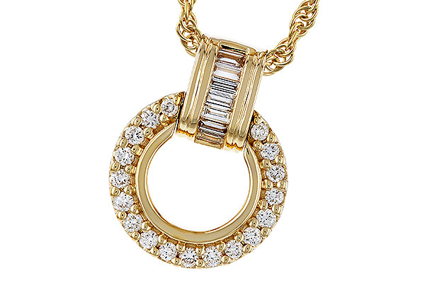 E320-72542: NECKLACE .12 BAG .33 TW