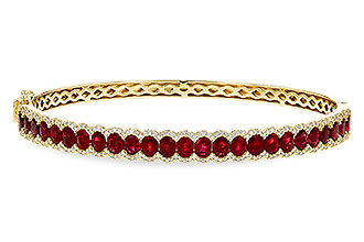 F320-71551: BANGLE 5.04 TW RUBY 5.60 TGW