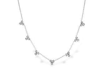G319-74351: NECKLACE .36 TW (18")