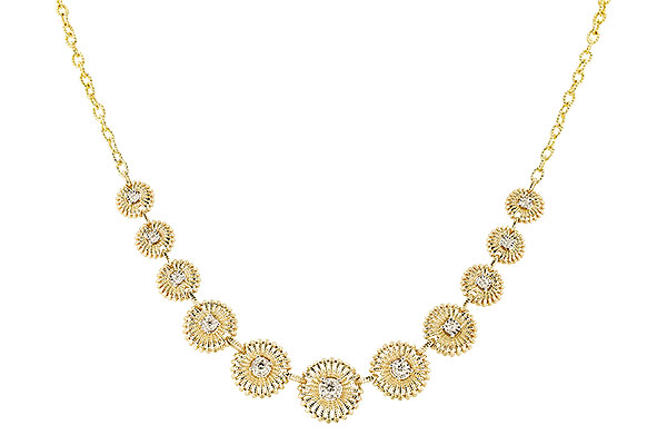 G319-79751: NECKLACE .22 TW (17")
