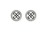H233-40660: EARRING JACKETS .30 TW (FOR 1.50-2.00 CT TW STUDS)