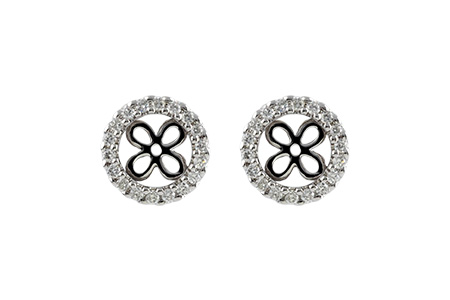 H233-40660: EARRING JACKETS .30 TW (FOR 1.50-2.00 CT TW STUDS)