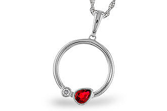 H320-66160: NECKLACE .24 RUBY .26 TGW