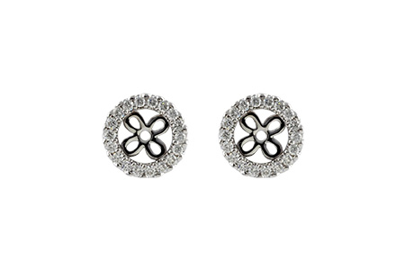 K233-40651: EARRING JACKETS .24 TW (FOR 0.75-1.00 CT TW STUDS)