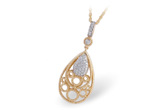 L230-64305: NECKLACE .20 TW