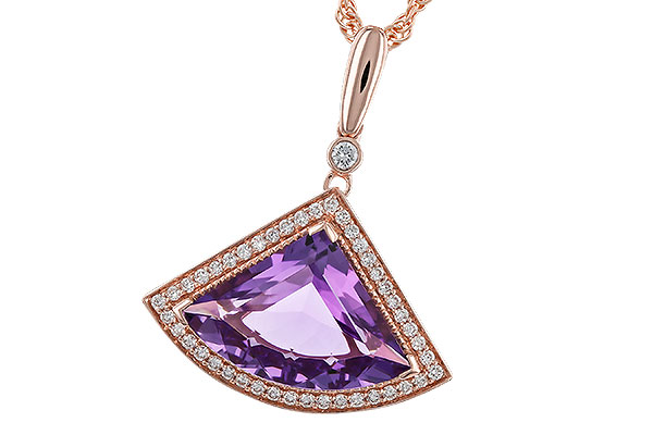 M320-66105: NECKLACE 2.80 AMETHYST 2.97 TGW