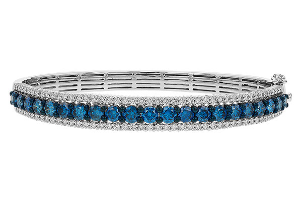 M320-68878: BANGLE 4.05 BLUE DIAS 5.50 TW