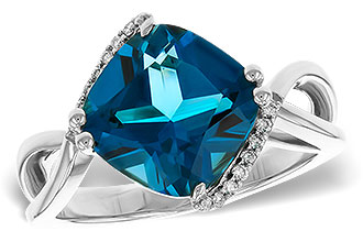 M320-70687: LDS RG 4.42 LONDON BLUE TOPAZ 4.50 TGW (10MM LBT)