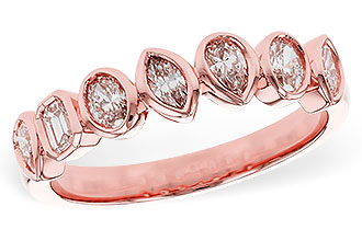 M320-70723: LDS DIA WED RG .62 TW FANCY CUT DIAS